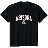 Kids Arizona Wildcats Kids Arch Over Black Officially Licensed T-Shirt
