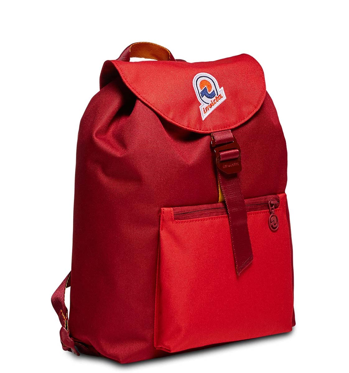 Invicta Backpack - MINI ALPINO COLORBLOCK, Red - Women's Leisure Bag - Office Backpack, Travel, red, Taglia unica, Modern