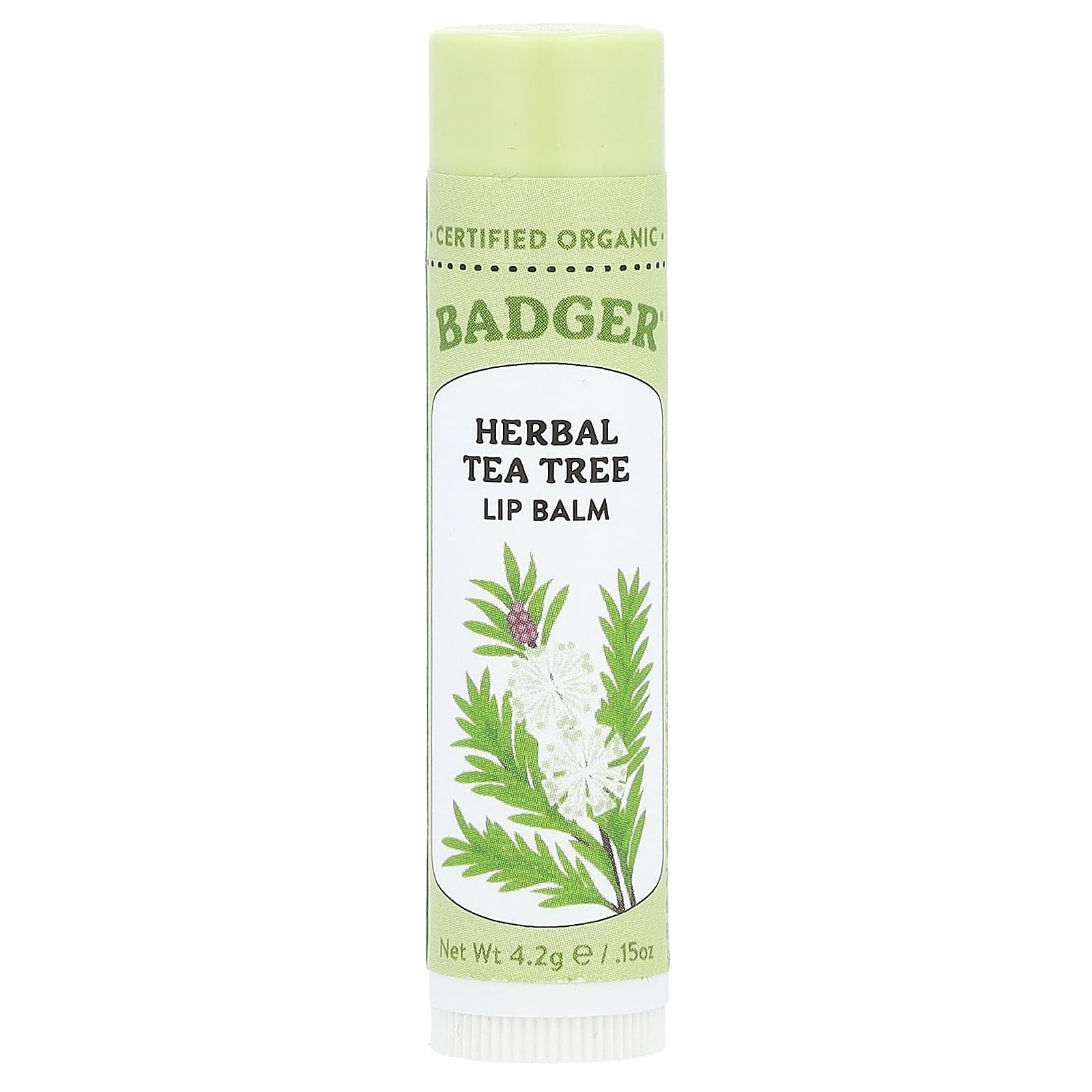 Badger Balm 4.2 g Tea Tree and Lemon Lip Care Stick