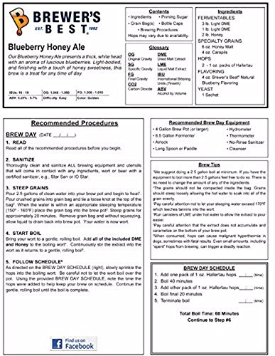 Brewers-Best-Home-Brew-Beer-Ingredient-Kit-5-Gallon-Blueberry-Honey-Ale