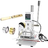 ZONEPACK ZS-100B Dual Use Hot Foil Stamping Machine Manual Bronzing Machine Pencils Leather Embossing Machine