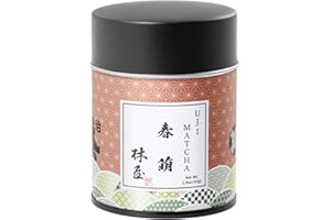 京はやしや HAYASHIYA Matcha Powder - Harumoe - Kyoto Uji Ceremonial Grade, First Harvest Stone Milled Authentic Japanese Matcha Green Tea Powder (40g / 1.4oz)