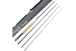 Aventik Fly Fishing Rods European Master Design Ultra Fast TroutFly 9’ LW4, LW5, LW6, 9’LW5/6 and 9’6” LW6/7, All in 4 Pieces Ultra Fast Action Best Value
