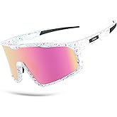 Ukoly Cycling Glasses Running Baseball Fishing Golf Sunglasses For Men Women,Sports Sunglasses HD Lens UV400coating 620