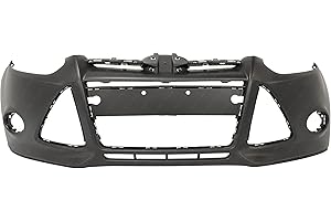 BUMPERS THAT DELIVER - Primered, Front Bumper Cover Fascia for 2012 2013 2014 Ford Focus Sedan/Hatchback 12 13 14, FO1000664