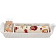 Mud Pie Metal Deer Cracker Dish Set — 'Eat, Drink & Be Merry' Decor With Removable Stoneware Bowl - View #3