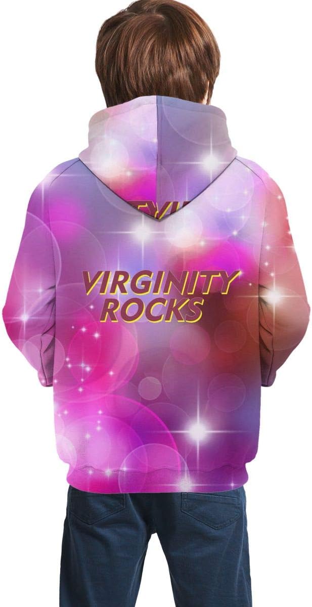 virginity rocks hoodie pink