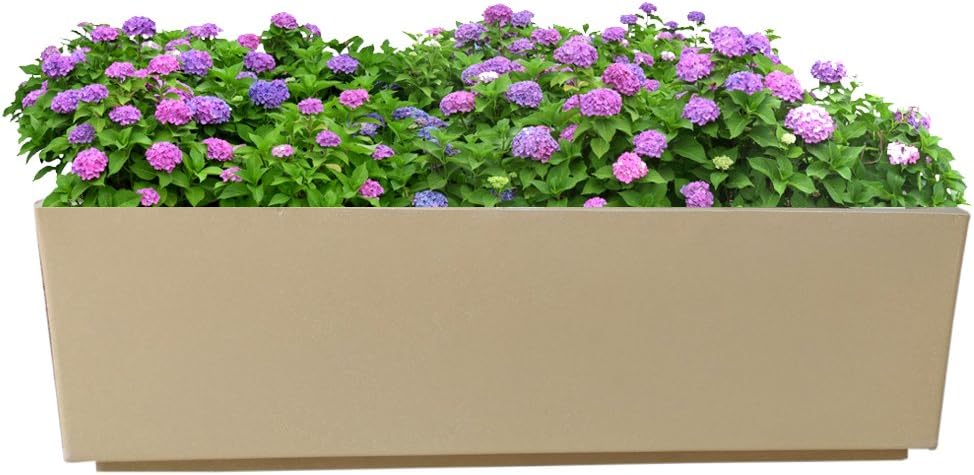 YUCCABE ITALIA FOXB RLTR 24 INCH Pots for Plants Highly Durable Polymers Lightweight Indoor Outdoor Plant Pots, Flower Pot Gamla Tree Planter Container Planters for Living Room, Balcony, Garden