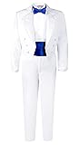 Spring Notion Boys' White Classic Tuxedo with Tail