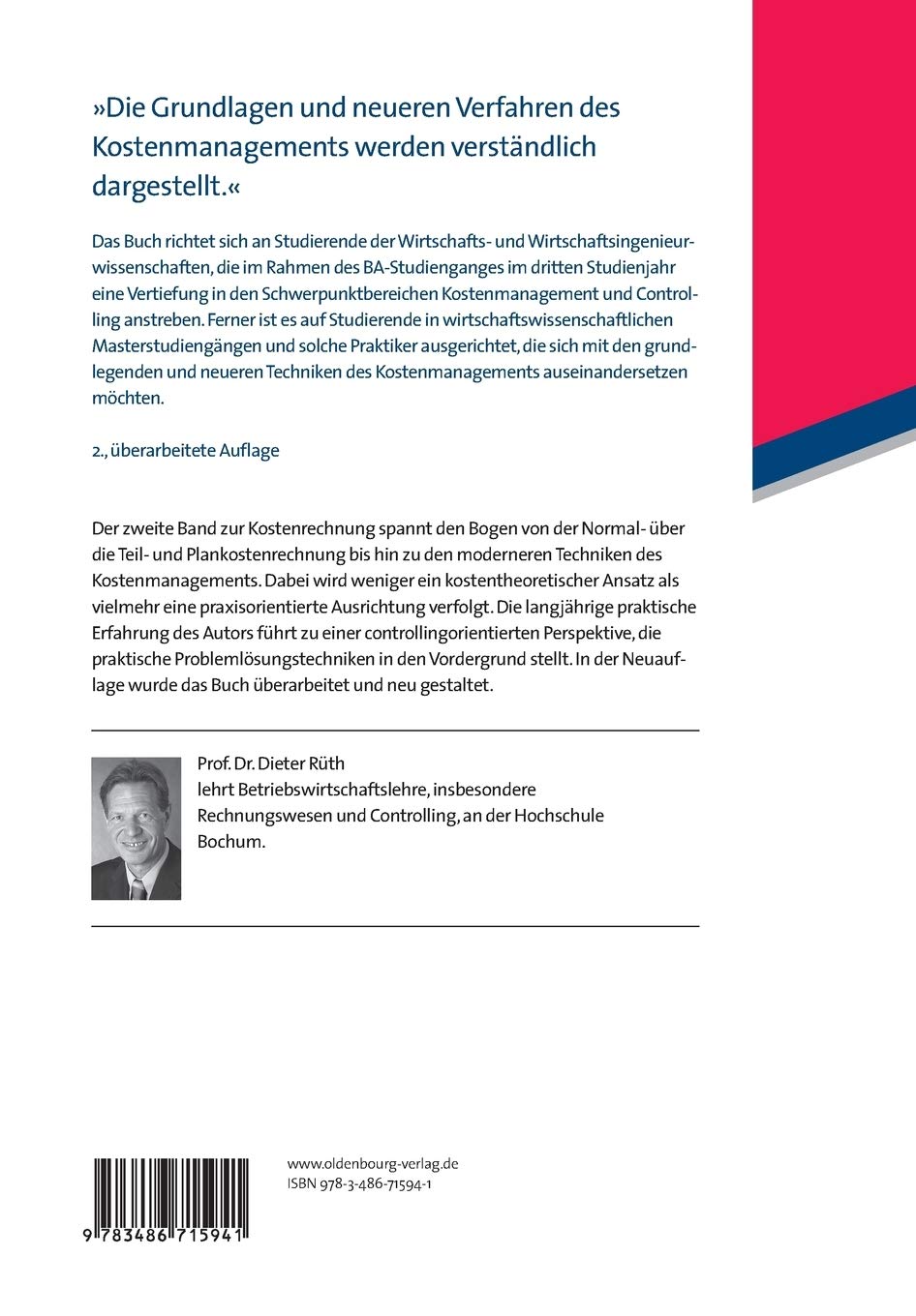 Kostenrechnung Band Ii Managementwissen Fur Studium Und Praxis Ruth Dieter Amazon De Bucher