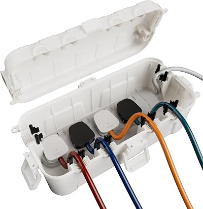 Restmo Outdoor Waterproof Box IP54 29x13.2x10cm Weatherproof Electrical Box