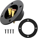Makerele 2-Way Spring Loaded Speaker Box Terminal Cup 3 Inch (1 Pcs) | Subwoofer Box Terminal &ndash; Secure Passive Speaker Wire Connector for Car Audio/Home Theater DIY