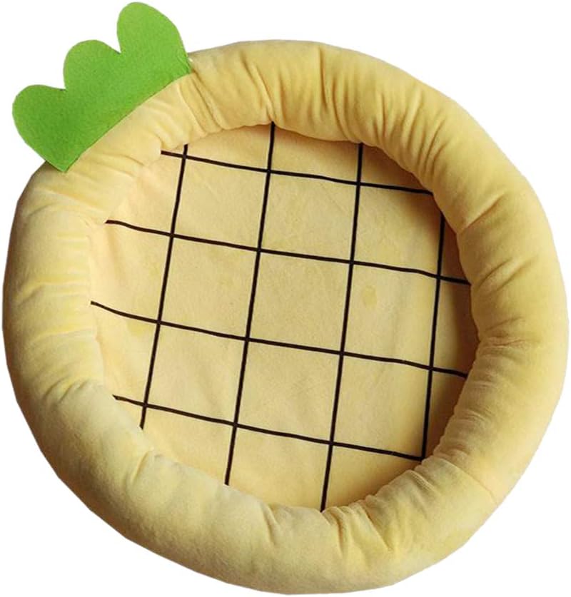 Bagirl Lovely Fruits Pattern Puppy Beds Four-Seasons Warm Soft Pets Sleeping Bed