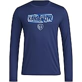 Adidas Mens Sporting Kansas City MLS Long Sleeve T-Shirt