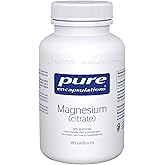 Pure Encapsulations Magnesium (Citrate) - Supplement for Sleep, Heart Health, Bone Health, Energy, Muscles & Metabolism* - Wi