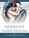 Mermaids - Calm Ocean Coloring Collection (Fantasy Coloring by Selina) by Selina Fenech