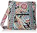 Vera Bradley Women's Cotton Hipster Crossbody Purse, Parisian Paisley, One Size