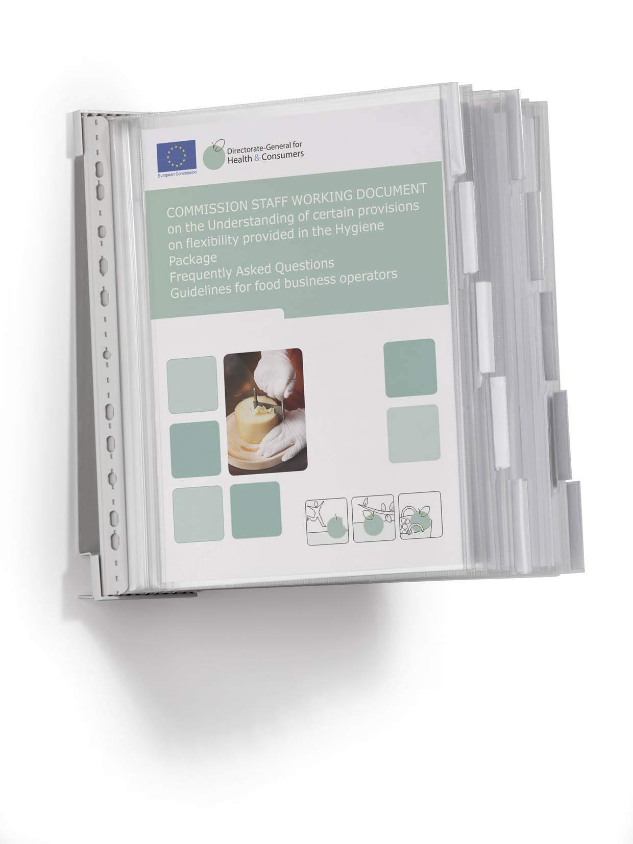 Durable 583100 Function Safe Wall Display Panels - Assorted (Pack of 10)