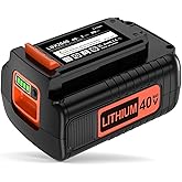 DORETEHU 40 Volt 3000Ah Max Battery Compatible with Black and Decker 40V Lithium Battery,Compatible with All Black and Decker 40V Power+ Tools LBX2040 LBXR36 LBXR2036 LST540 LCS1240 LBX1540 LST136W