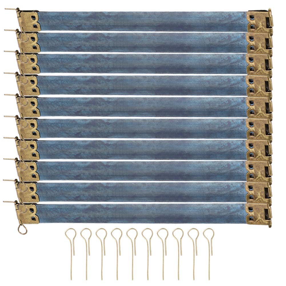 10Pcs Metal Internal Flex Frames, Kiss Clasp Bag Coin Purse Sewing Craft DIY for Wallets Handbags Luggage Accessories