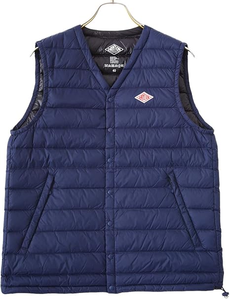 Amazon ダントン Inner Down Vest ダークネイビー 38 ベスト 通販