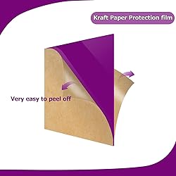 Eszeoee 2 Pack 16'' x 20'' Opaque Purple Acrylic