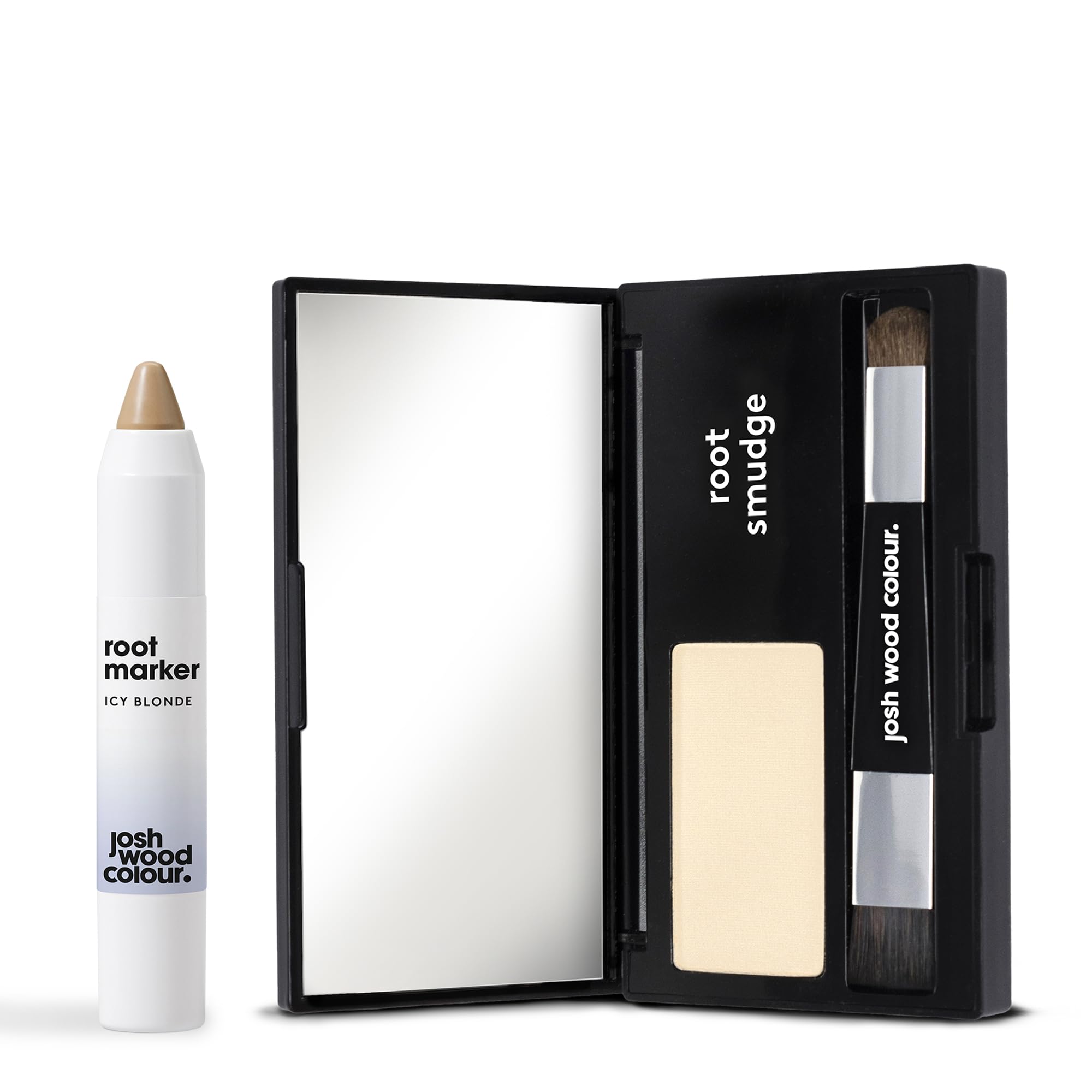Josh Wood Icy Root Touch Up - Blonde Root Smudge + Blonde Root Marker Bundle