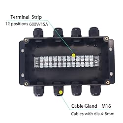 YETLEBOX Watertight Junction Box, IP67 Waterproof