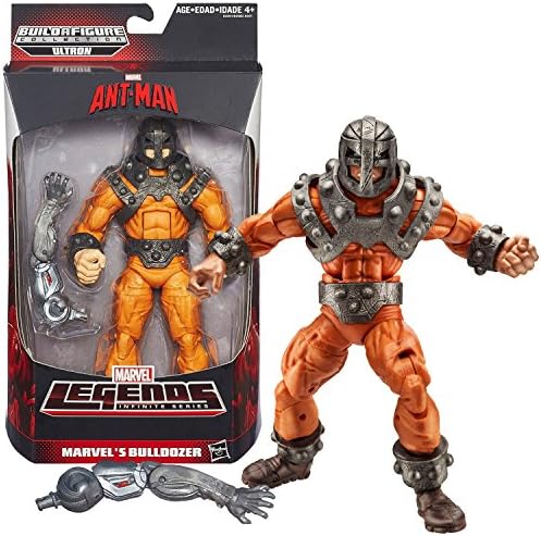 Hasbro Year 2015 Marvel Legends Infinite Series Build a Figure ULTRON Series 7 Inch Tall Figure - MARVEL'S BULLDOZER with Ultron's Left Hand