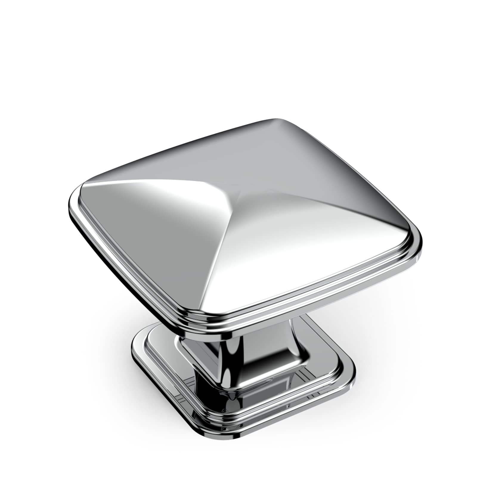 Photo 1 of Amerdeco 10 Pack 1-1/4 inch Cabinet Knobs, Polished Chrome for Dresser Drawers, Bathroom Cabinets K0003CP