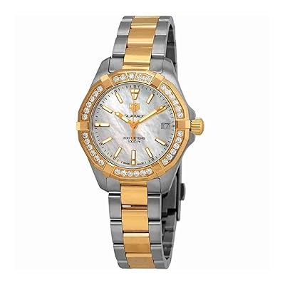 Tag Heuer Aquaracer Diamond Gold Steel Women's Watch UK Ubuy
