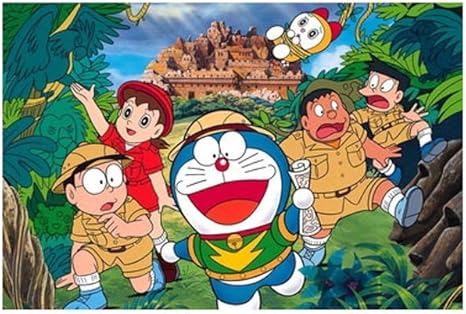 Amazon Co Jp 子供たちの手作りパズルパーソナライズされたギフト用のアニメドラえもんジグソーパズル大人のパズルゲームのおもちゃパズル1000枚 R 529 Color F ホーム キッチン