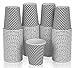 Golden Spoon Paper Coffee Cups (100 Count) Disposable Serve Cold Water, Tea, Hot Chocolate 12 Ounce