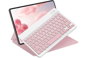 NOOX Bluetooth Keyboard for iPad 10th Generation, iPad Pro 13/12/11/10/9/8/7 inch, iPad Air 13/11th Gen, iPad Mini, Samsung Xiaomi Tablets, etc. - Slim Wireless Portable Travel Office Computer Accessories