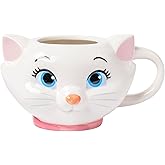 Silver Buffalo Disney Aristocats Marie Face Ceramic 3D Sculpted Mug, 20 Ounces