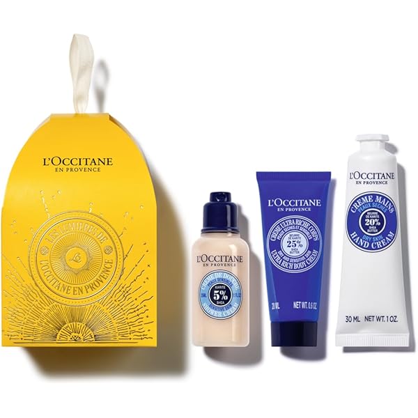 L'OCCITANE ３本セット Amazon.com: L'Occitane Almond Holiday Ornament Beauty Gift Set, 3
