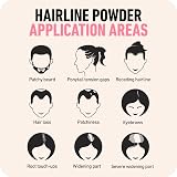 Boldify Hairline Powder - Root Touch Up Black - 24-Hour Stain-Proof view 9