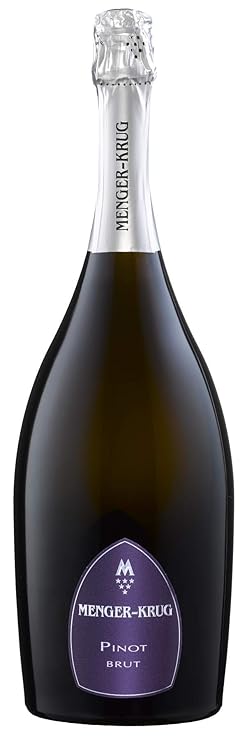 MENGER KRUG Sekt Pinot Brut (1 x 1.5 l) ? Magnum ? große 1,5l Flasche ? traditionelle Flaschengärung ? geprägt von Weißburgun