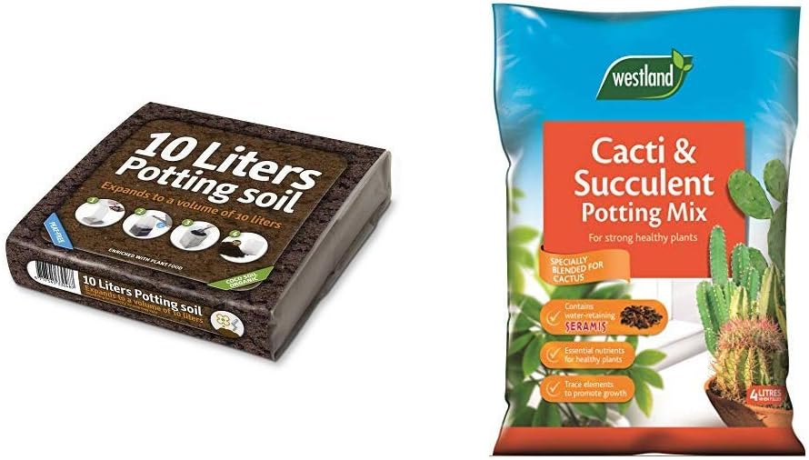 Organic All Purpose Potting Compost Enriched with Nutrients - Lightweight Pack Expands to 10 Litres