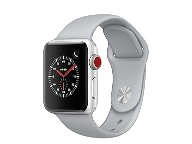 Apple Watch Series 3, 38 mm, GPS + Cellular, Aluminium: Amazon.de ...