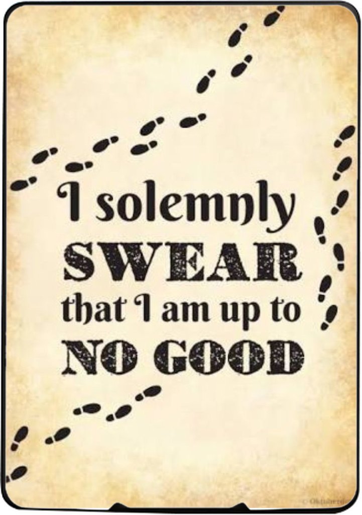 I Solemnly Swear I Am Up To No Good Quote Design Print Image Artwork Vinyl Decal Sticker Skin By Trendy Accessories For Kindle Paperwhite Skins Electronics