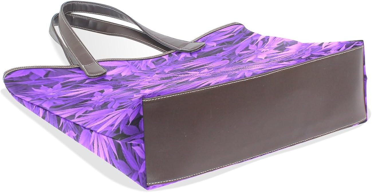 purple leaf handbolsas