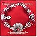Red Birthstone Beads and Charms for Pandora Charm Bracelets - January July Ruby Garnet