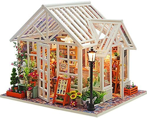 CUTEBEE 3D Wooden DIY Dollhouse Wooden Doll Houses Miniatures for dolls dollhouse Furniture Kit doll houses Toys for Children
