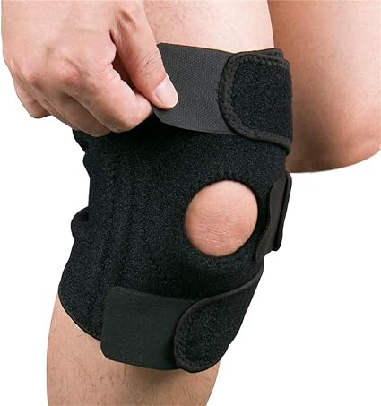 Genouillère Rotulienne Réglable De Soutien Sportif - Taille L Grise Avec éponge - Neuve
