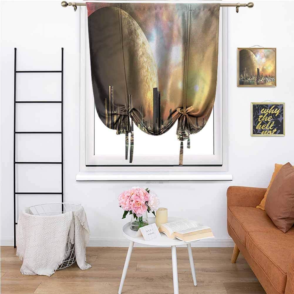 Amazon.com: Cityscape Blackout CurtainsUtopia Metropolis Urban Room