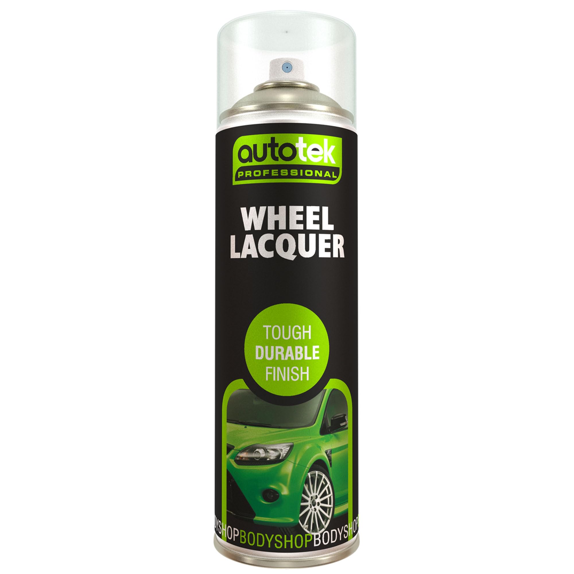 Autotek Professional Durable Finish Spray Paint, Matt Wheel Lacquer, 500 ml