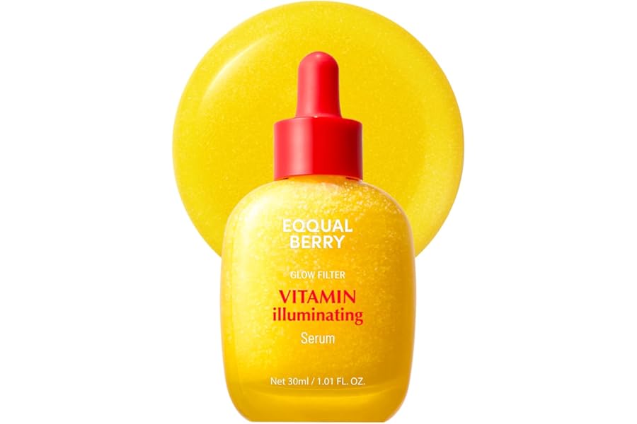 EQQUALBERRY Vitamin Illuminating Serum – Brightening Vitamin C Serum with Niacinamide | Strengthens skin barrier | Hydrates using Ceramide and Hyaluronic Acid, 1.01oz / 30ml