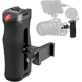 SMALLRIG Side Handle for Arca-Swiss with Recording Trigger, 3 Control Cable, Fit for Sony A7 III/ FX3/ A6600, for Canon R5II/ R5C, for FUJIFILM X-H2S/ X-T5, for Panasonic S5 II/ GH5-5694