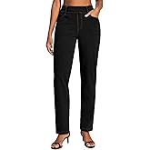 IUGA Women's Straight Leg High Waisted Pull On Bootcut Jeans